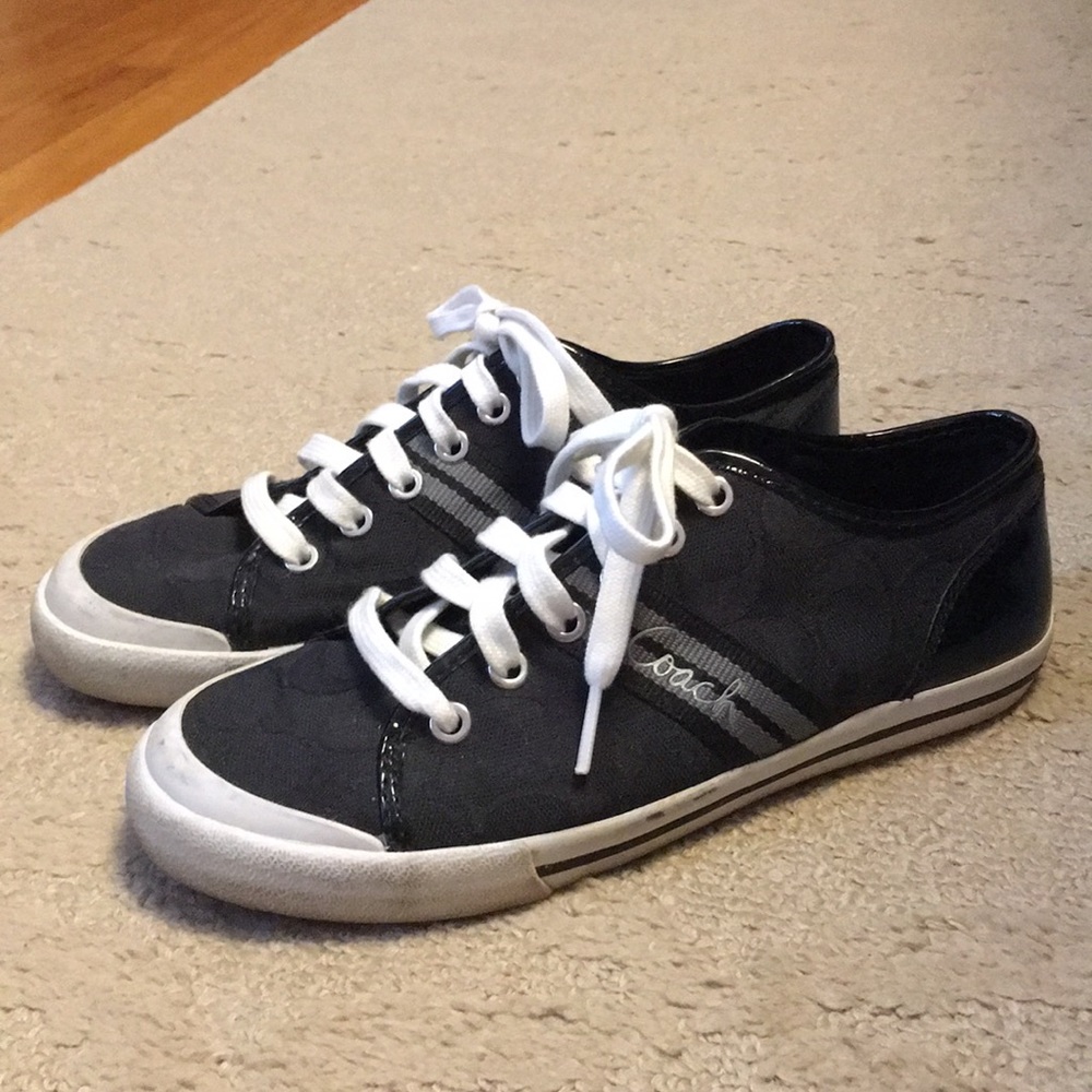 Coach “folly” black tennis shoes